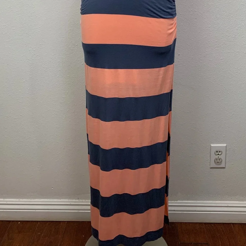Splendid Luna Lake Striped‎ Racerback Maxi Dress